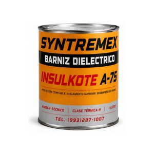 barniz dieléctrico SYNTREMEX INSULKOTE A-75 color ámbar técnico