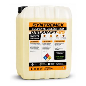 Desengrasante dieléctrico SYNTREMEX DIELKRAFT-25 para mantenimiento de motores, tableros y sistemas eléctricos industriales